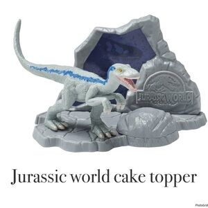 new Jurassic world 2 dinosaur cake topper pop out cake topper
